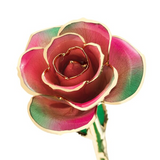 Fairy Forest Pink Gold-Dipped Rose | Real Rose, 24K Gold