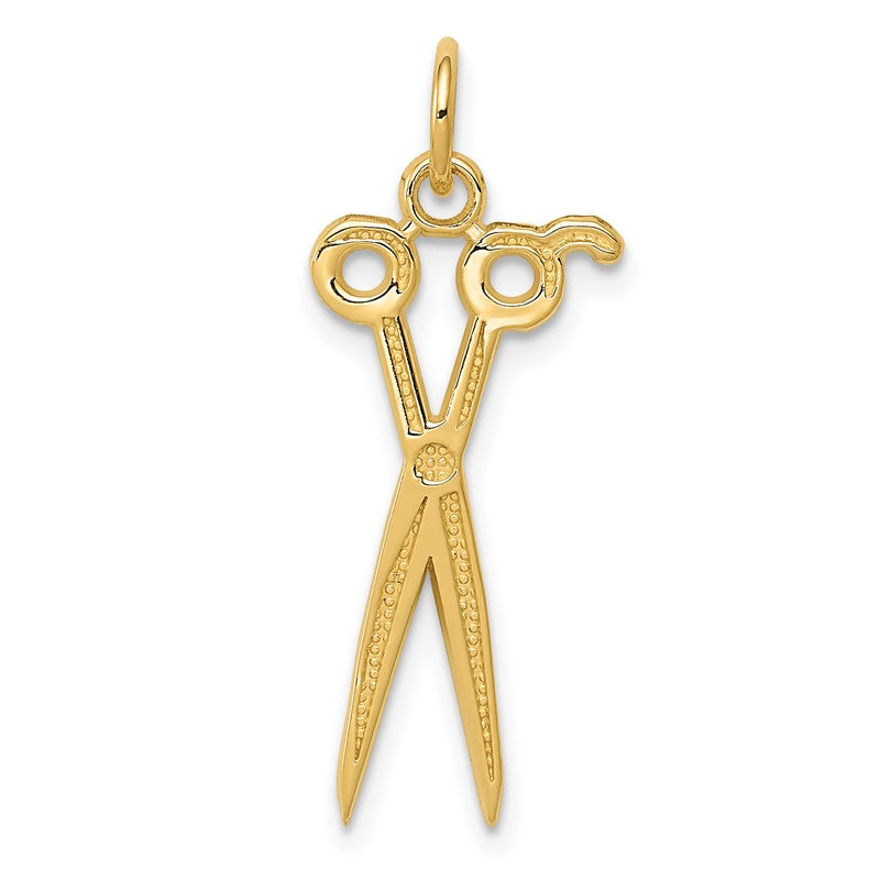 14k Scissors Charm K3487