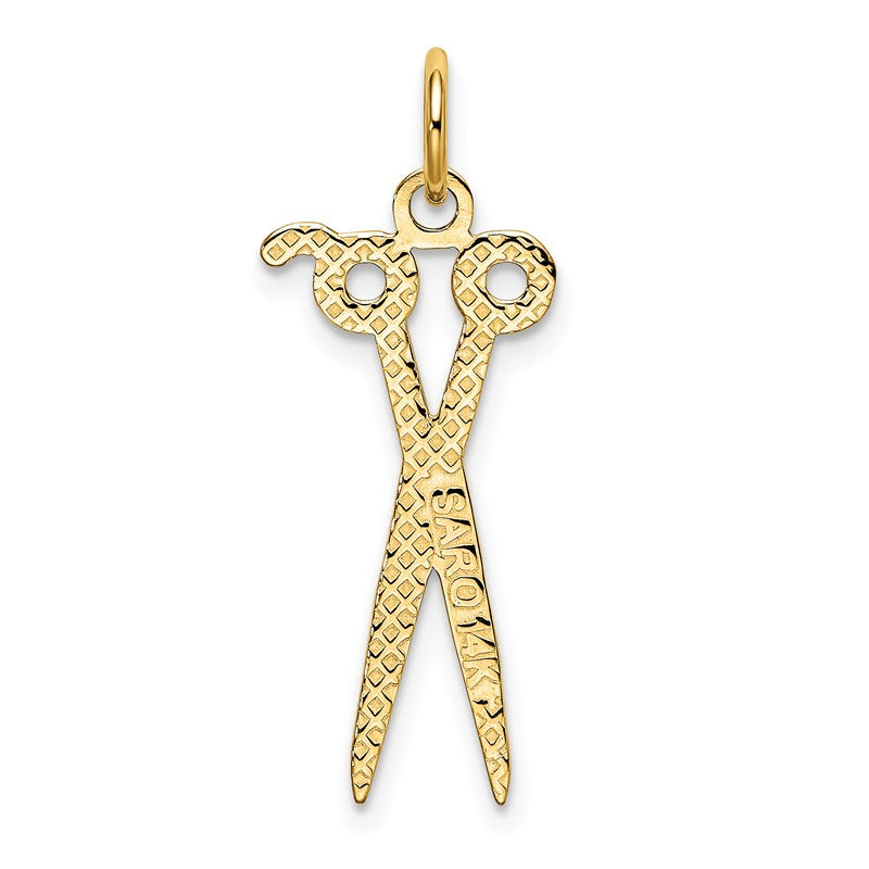 14k Scissors Charm K3487