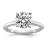 Lady's White Gold 2.14Ct R G VVS2 Lab Grown Diamond Solitaire Ring | GIA Certified