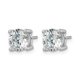 14K White Gold 3ctw Lab-Grown Diamond Stud Earrings