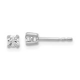 14k White Gold 0.25ct  Lab Diamond Stud Earrings
