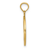 14k Yellow Gold St. Michael Pendant Charm