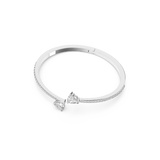 Swarovski Attract Soul Bangle | Rhodium Plated Medium