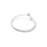 Swarovski Attract Soul Bangle | Rhodium Plated Medium