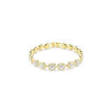 Swarovski Una Angelic Bracelet | Gold-Tone Plated 6.5-7.25"