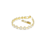 Swarovski Una Angelic Bracelet | Gold-Tone Plated 6.5-7.25"