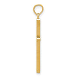 14k Polished Cross Pendant C3784