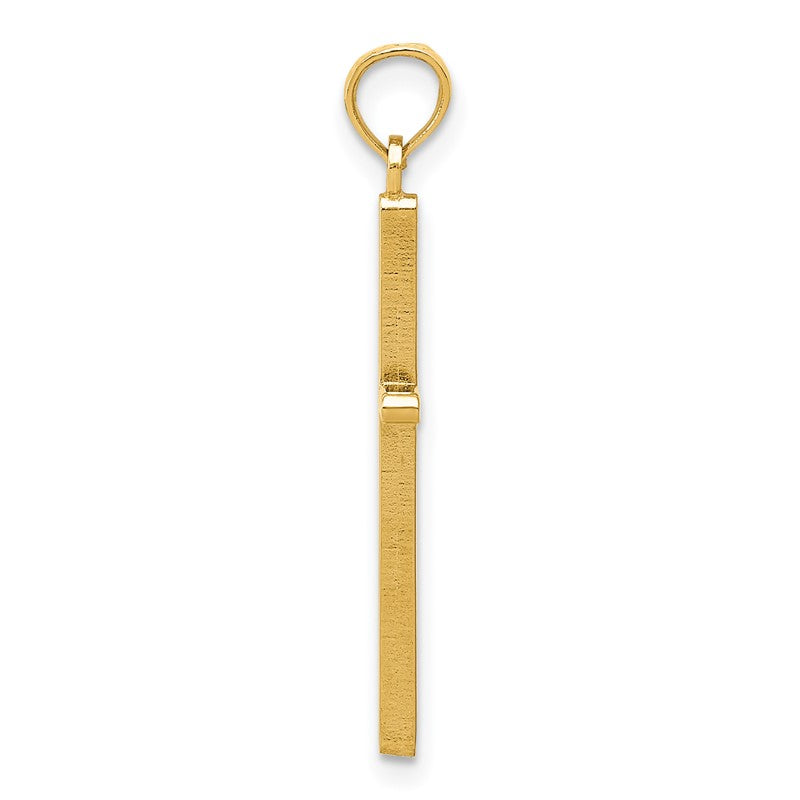 14k Polished Cross Pendant C3784
