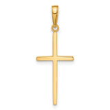 14k Polished Cross Pendant C3784