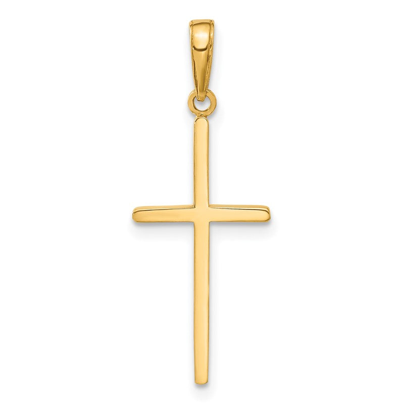 14k Polished Cross Pendant C3784