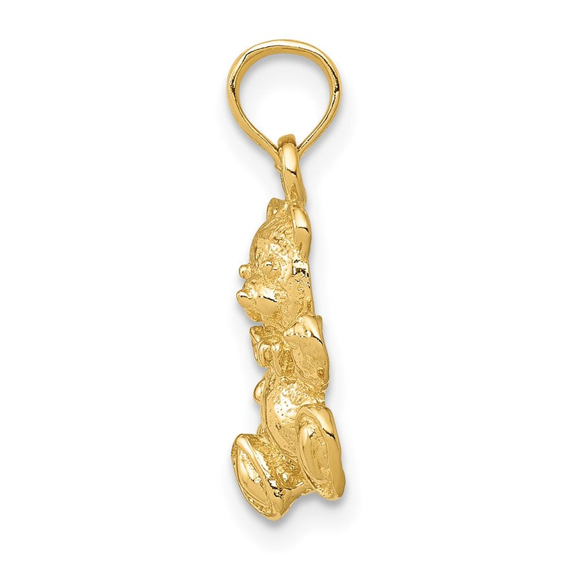 14k Teddy Bear Charm D1725