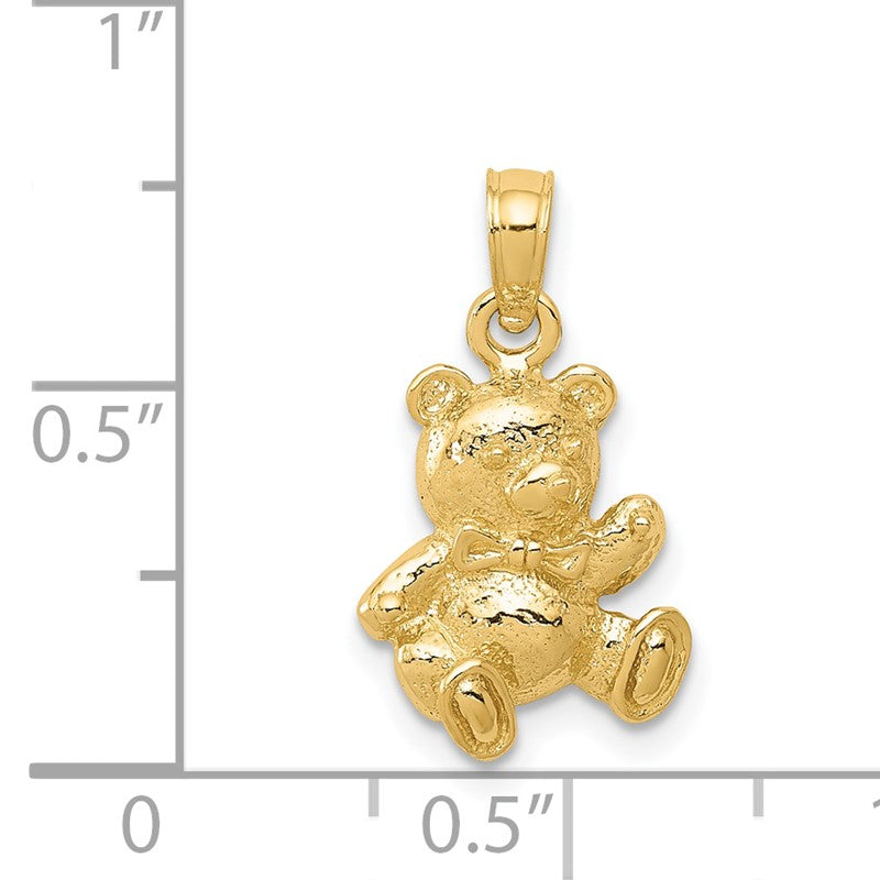 14k Teddy Bear Charm D1725