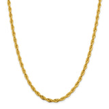 14K 26 inch 4.75mm Semi Solid Rope with Lobster Clasp Chain BC169