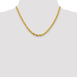 14K 26 inch 4.75mm Semi Solid Rope with Lobster Clasp Chain BC169