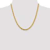 14K 26 inch 4.75mm Semi Solid Rope with Lobster Clasp Chain BC169