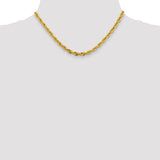14K 26 inch 4.75mm Semi Solid Rope with Lobster Clasp Chain BC169