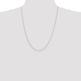 14K 10 inch .6mm Octagonal Snake with Lobster Clasp Anklet OSA080