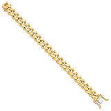 14K 20 inch 11.5mm Hand Polished Fancy Link with Box Catch Clasp Chain LK159