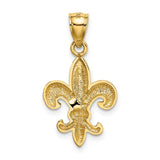 14k Polished Fleur de Lis Pendant K5941