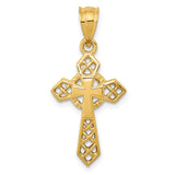 14k Celtic Cross Pendant D863