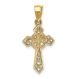 14k Celtic Cross Pendant D863