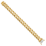 14K 20 inch 16.15mm Hand Polished Fancy Link with Box Catch Clasp Chain LK472
