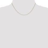 14K 14 inch .9mm Cable with Spring Ring Clasp Chain PEN190