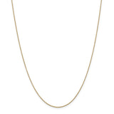 14K 14 inch .9mm Cable with Spring Ring Clasp Chain PEN190