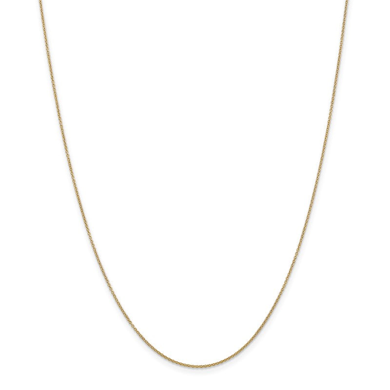 14K 14 inch .9mm Cable with Spring Ring Clasp Chain PEN190