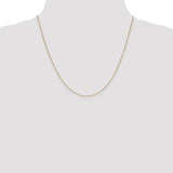 14K 14 inch .9mm Cable with Spring Ring Clasp Chain PEN190