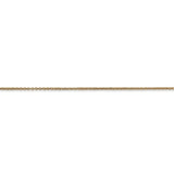 14K 14 inch .9mm Cable with Spring Ring Clasp Chain PEN190