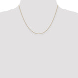 14K 14 inch .9mm Cable with Spring Ring Clasp Chain PEN190
