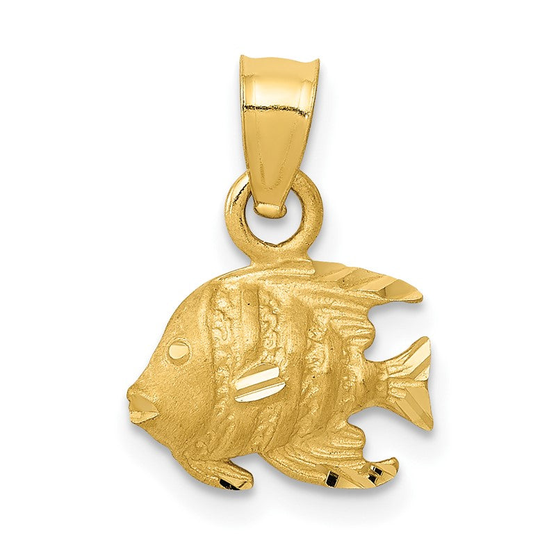 14K Bannerfish Pendant K3048