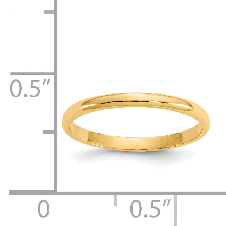 14k 1.5mm Band Size 3 Baby / Childs Ring K3845