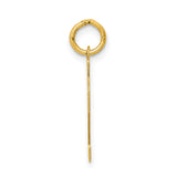 14k Small Polished Number 22 Charm LS22