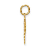 14k Caduceus Charm A0391