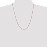 14K 26 inch 1.4mm Box with Lobster Clasp Chain BOX125