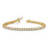 14k Complete 1.84 carat Round A Diamond 4-prong 7 inch Tennis Bracelet X600A