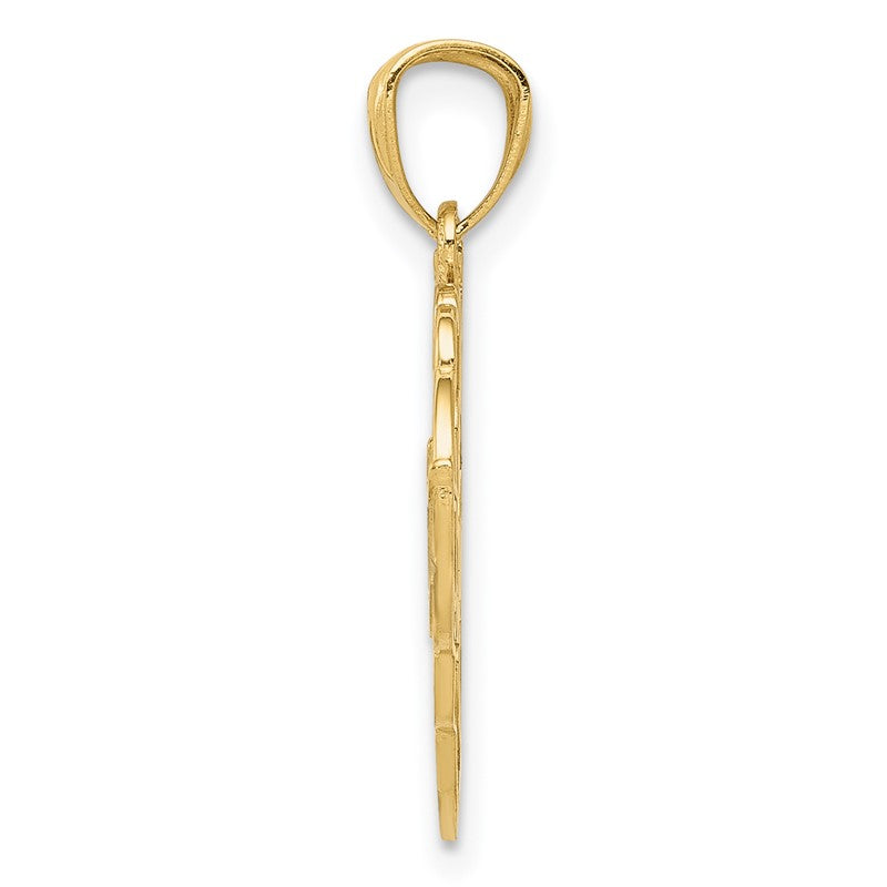 14k and White Rhodium SWEET 16 Pendant K2611
