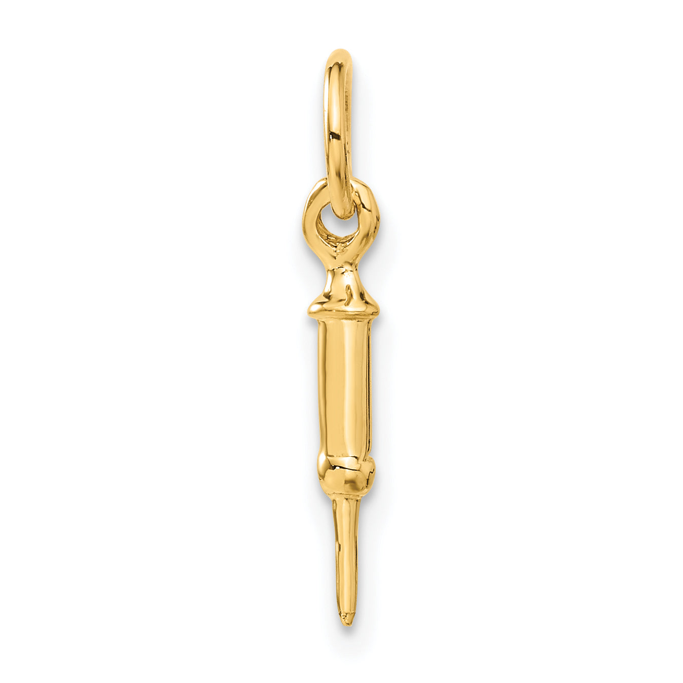 14k Doctors Syringe Charm A2938