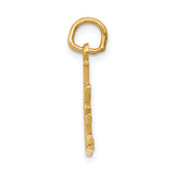 14K I LOVE MUSIC Charm C418