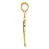 14k Fire Department FD St. Florian Badge Pendant K2842