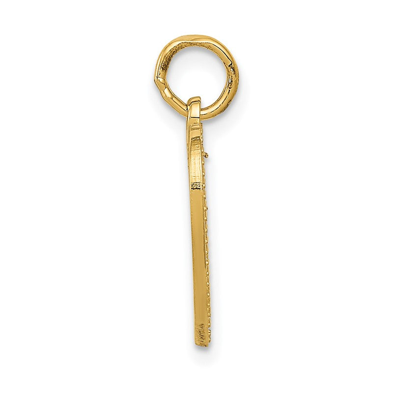 14k VERY SPECIAL SIS Heart Charm C1692
