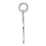 14k White Gold Cut-out Dove Charm WCH61