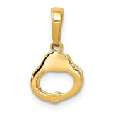 14k 2-Piece Handcuffs Pendant K2848