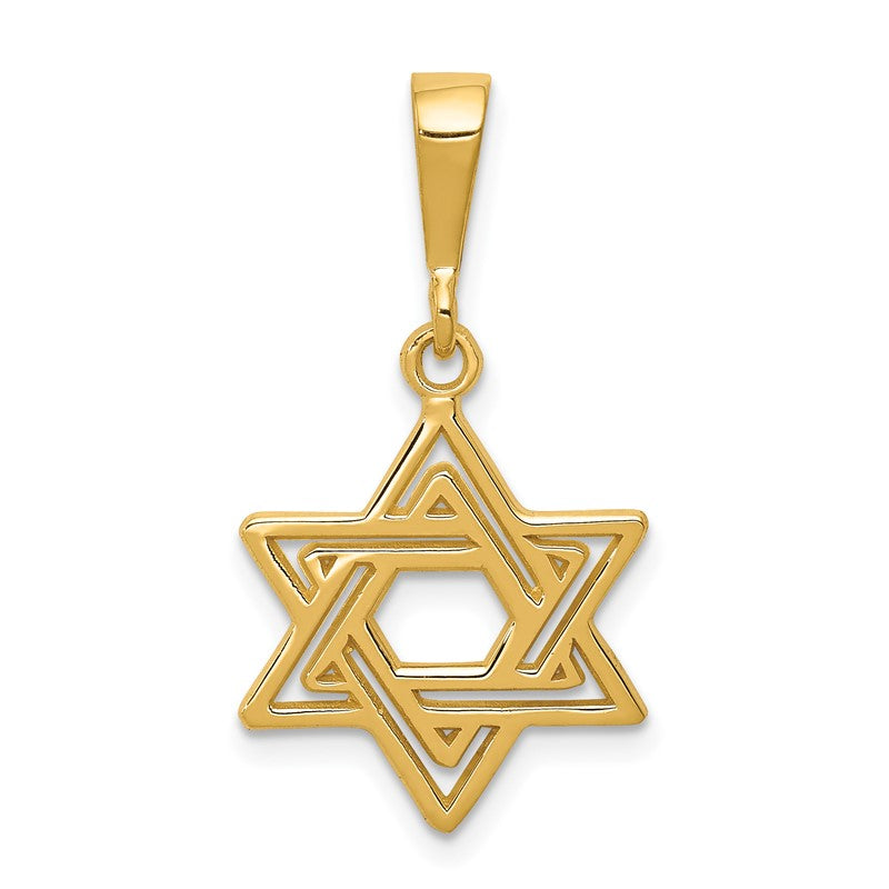 14K Star of David Charm D3802