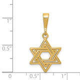 14K Star of David Charm D3802