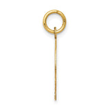 14k Polished CONFIRMATION with Dove Round Charm C1450