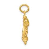 14k 3-D Race Car Charm A7613